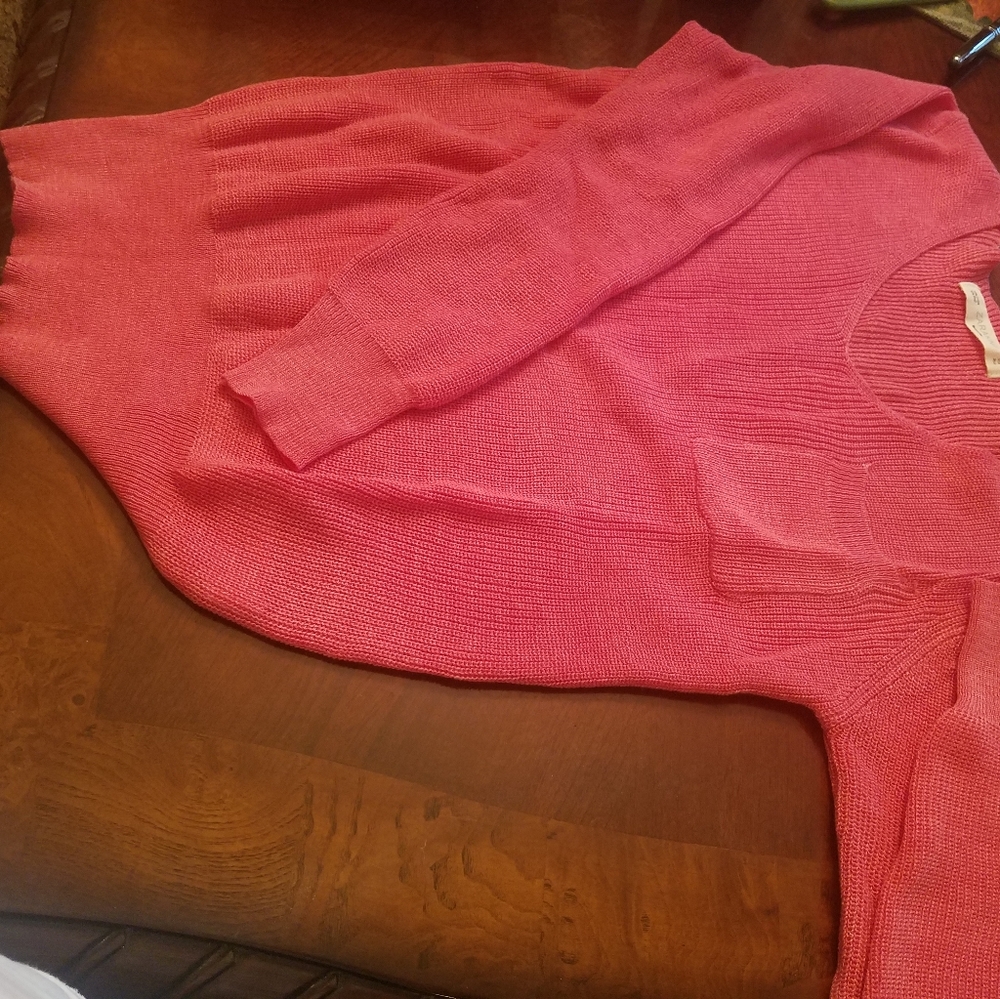 Pink sweater